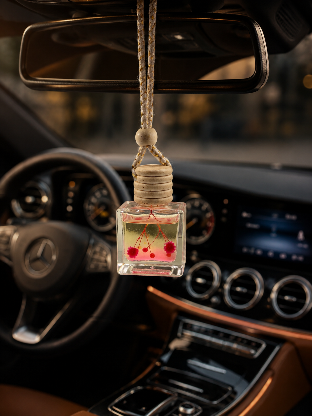 Royal Noir  | Luxury Car Fragrance Hanging pod with Natural Oils | Premium Car Accessory (10 ml)